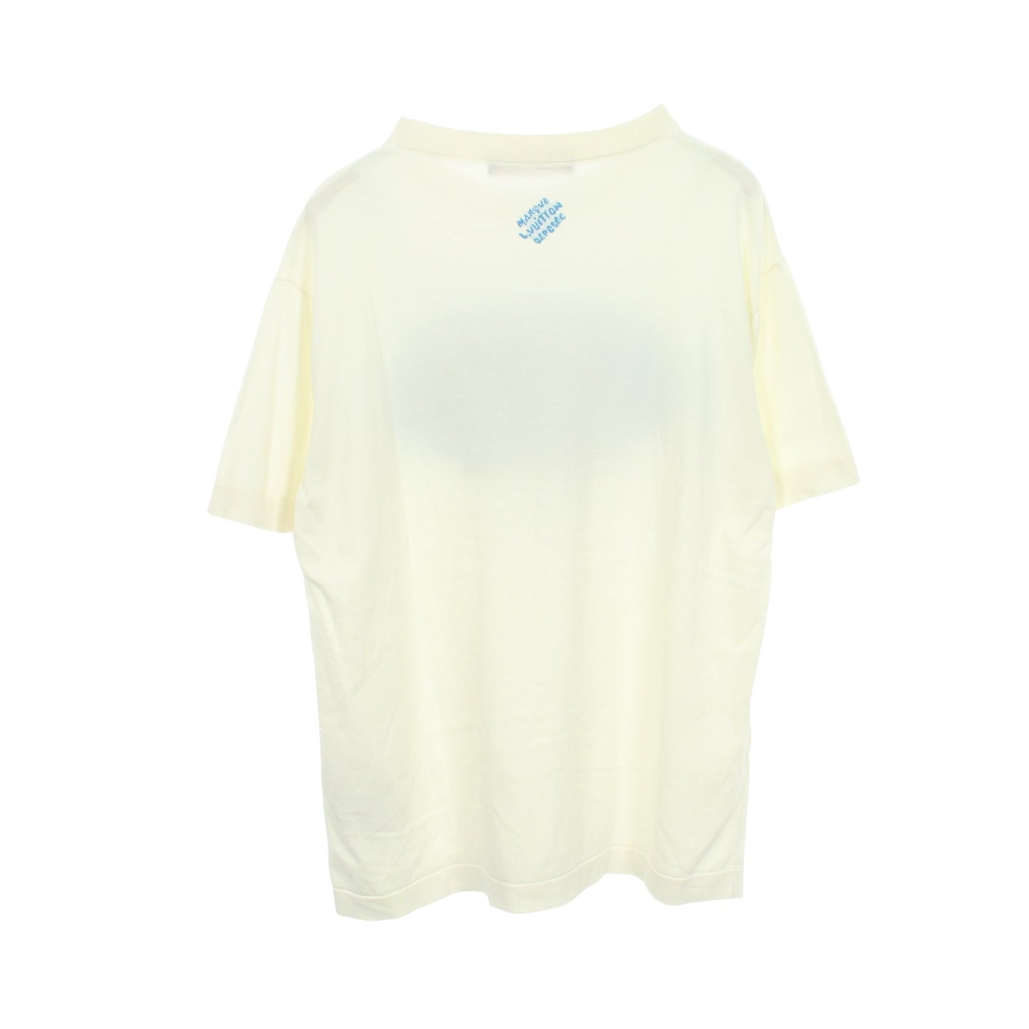 グラフィック ショートスリーブ 半袖Tシャツ コットン オフホワイト ルイヴィトン
