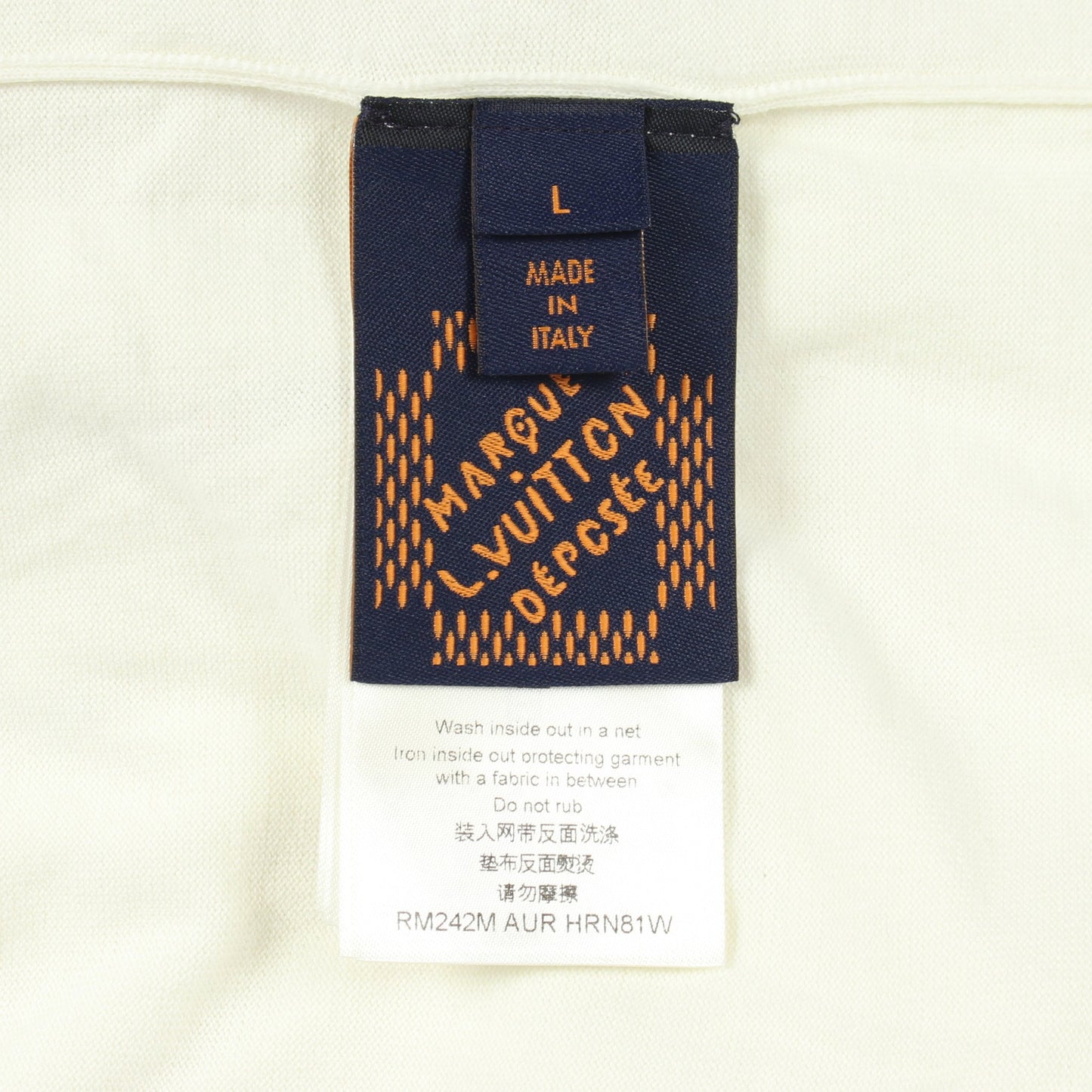 グラフィック ショートスリーブ 半袖Tシャツ コットン オフホワイト ルイヴィトン