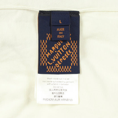 グラフィック ショートスリーブ 半袖Tシャツ コットン オフホワイト ルイヴィトン