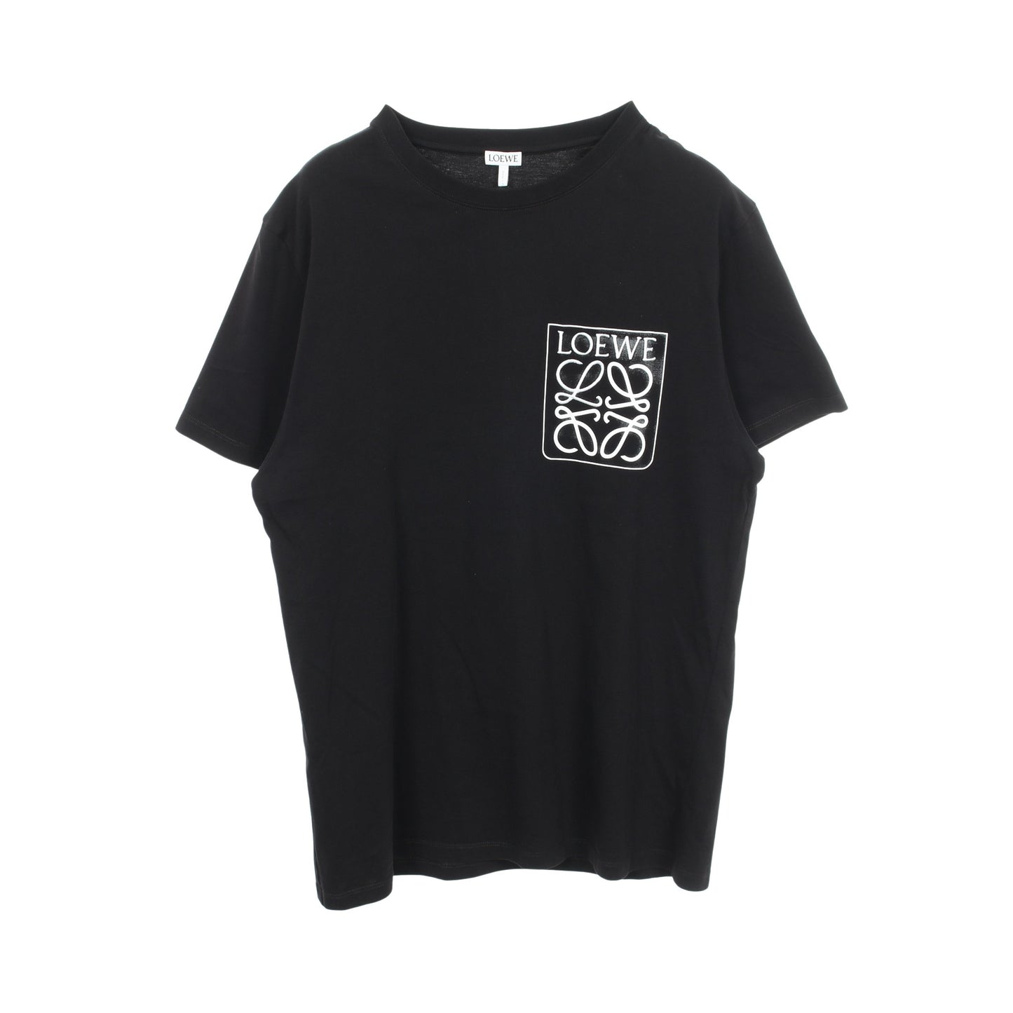 アナグラム 半袖Tシャツ コットン ブラック ロエベ