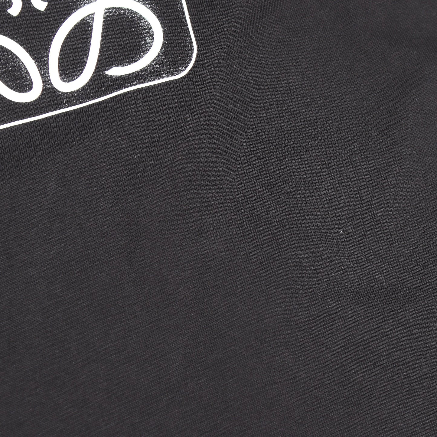 アナグラム 半袖Tシャツ コットン ブラック ロエベ