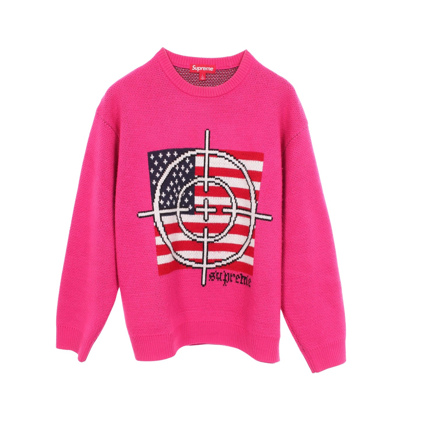Target Sweater 25AW セーター ピンクパープル ホワイト マルチカラー シュプリーム