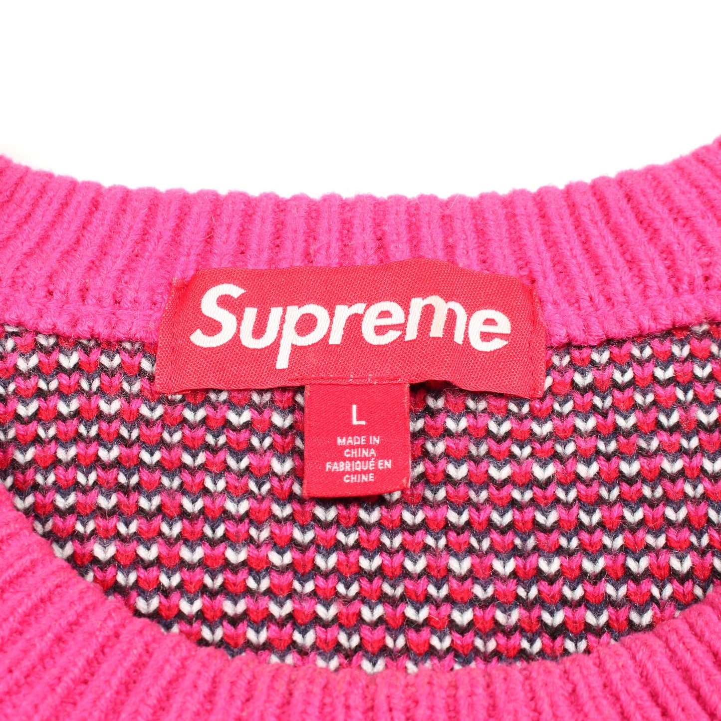 Target Sweater 25AW セーター ピンクパープル ホワイト マルチカラー シュプリーム