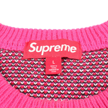 Target Sweater 25AW セーター ピンクパープル ホワイト マルチカラー シュプリーム