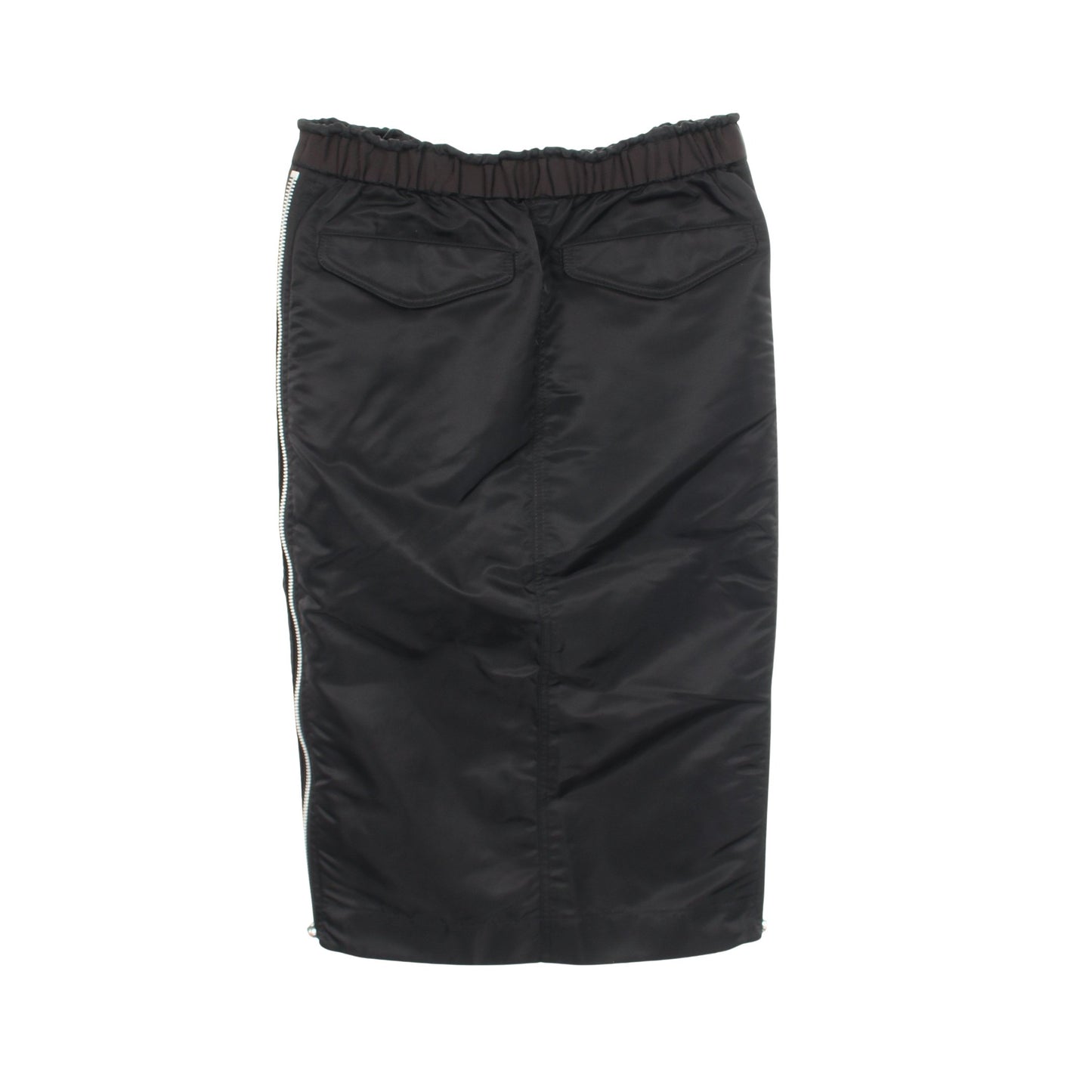 Nylon Twill Skirt スカート ナイロン ブラック サカイ