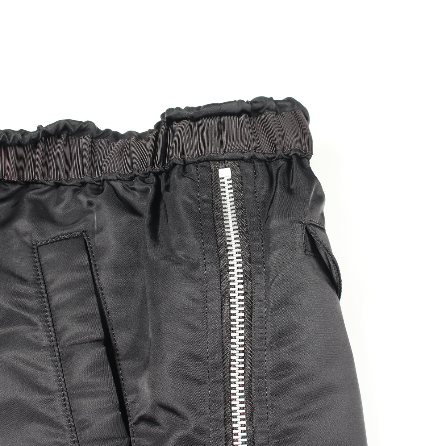 Nylon Twill Skirt スカート ナイロン ブラック サカイ