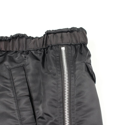 Nylon Twill Skirt スカート ナイロン ブラック サカイ
