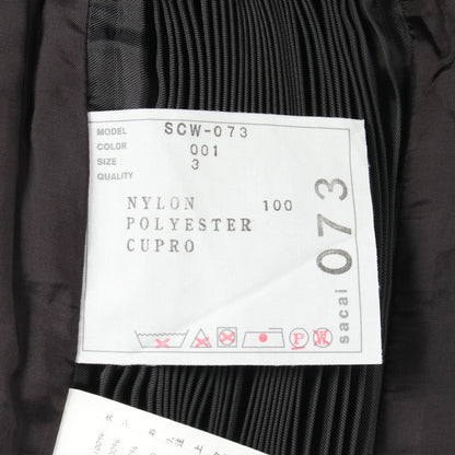 Nylon Twill Skirt スカート ナイロン ブラック サカイ