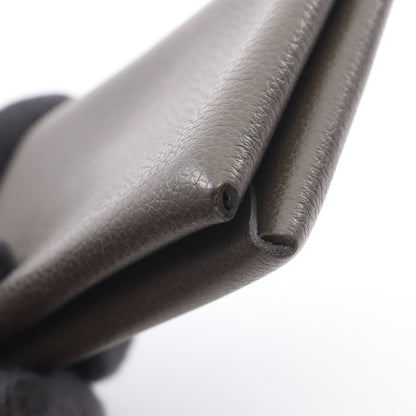 カルヴィ ヴェールマキ コインケース エバーカラー ダークグレー シルバー金具 Z刻印 エルメス