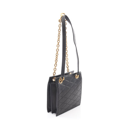 LE MAILL チェーンショルダーバッグ チェーントートバッグ レザー ブラック サンローランパリ