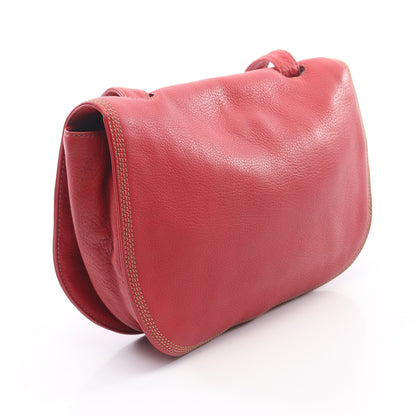 アナグラム ショルダーバッグ レザー レッド ロエベ バッグ LOEWE