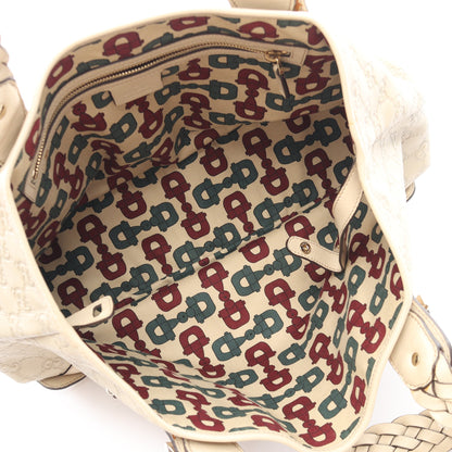 グッチシマ ショルダーバッグ レザー アイボリー グッチ バッグ GUCCI