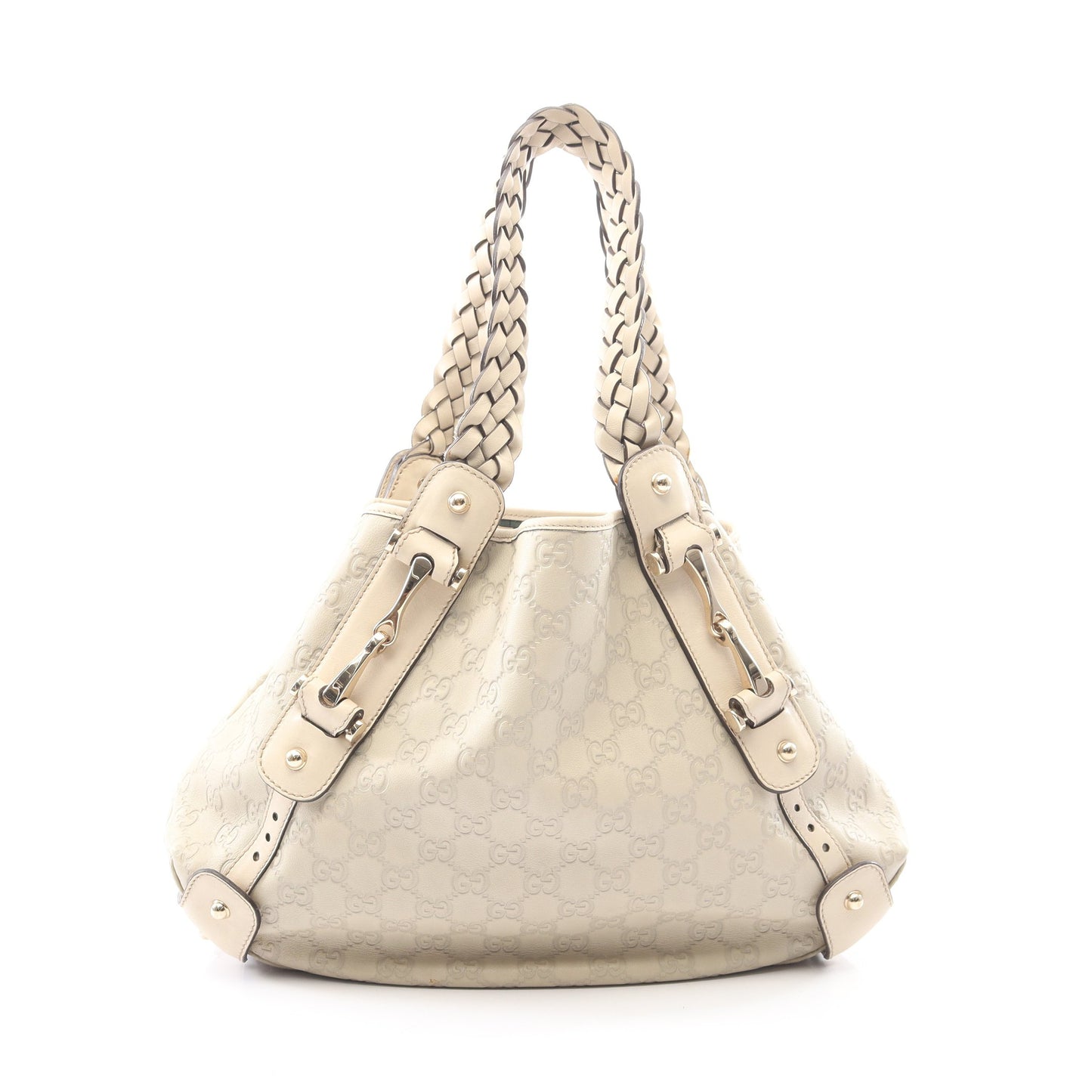 グッチシマ ショルダーバッグ レザー アイボリー グッチ バッグ GUCCI