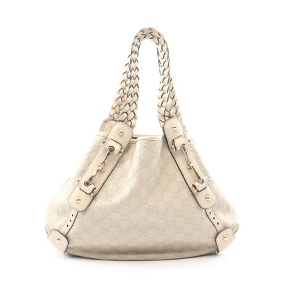 グッチシマ ショルダーバッグ レザー アイボリー グッチ バッグ GUCCI