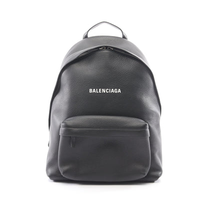 EVERYDAY BACKPACK エブリデイ バックパック リュックサック レザー ブラック バレンシアガ