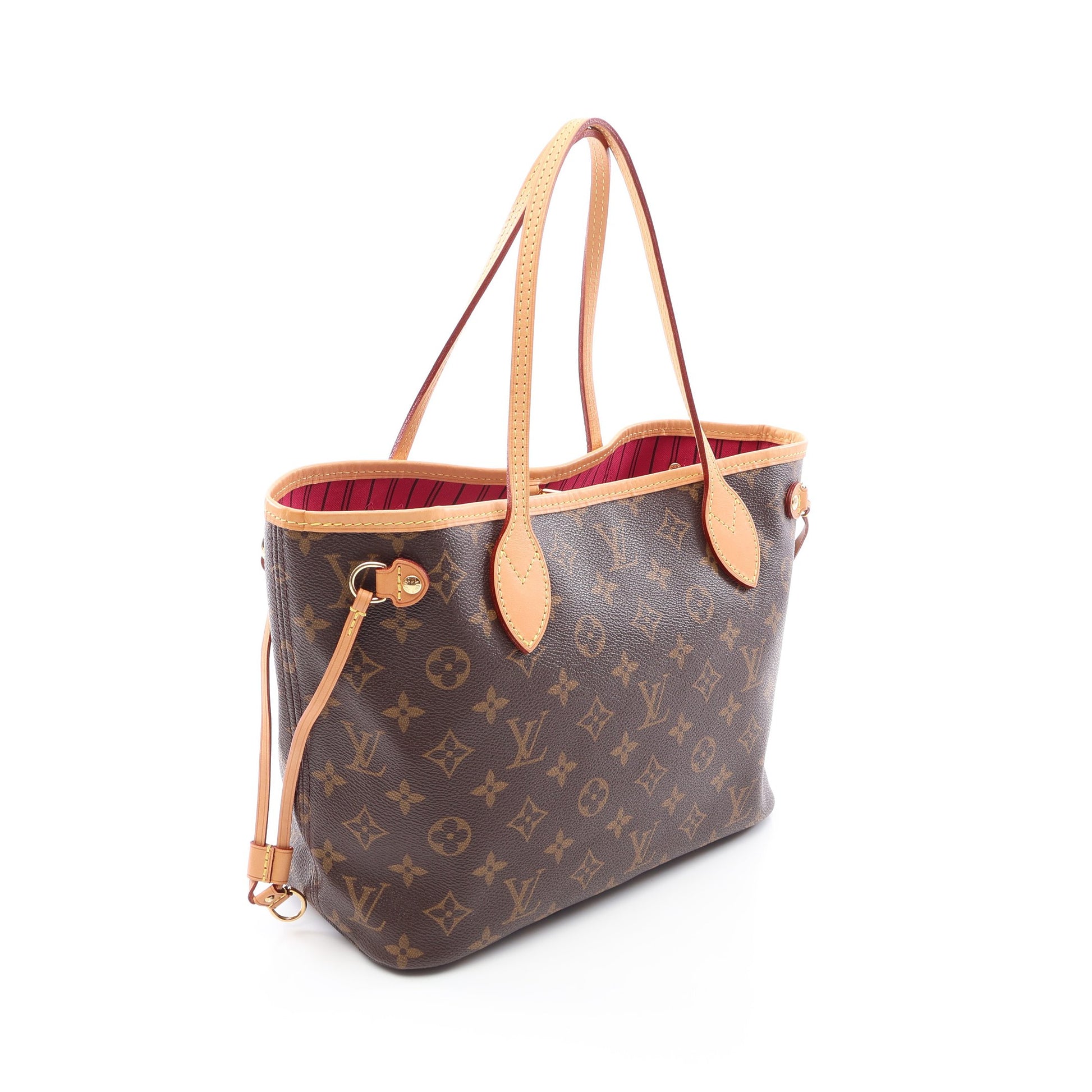 ネヴァーフルPM モノグラム ピヴォワンヌ ハンドバッグ トートバッグ PVC レザー ブラウン ルイヴィトン バッグ LOUIS VUITTON