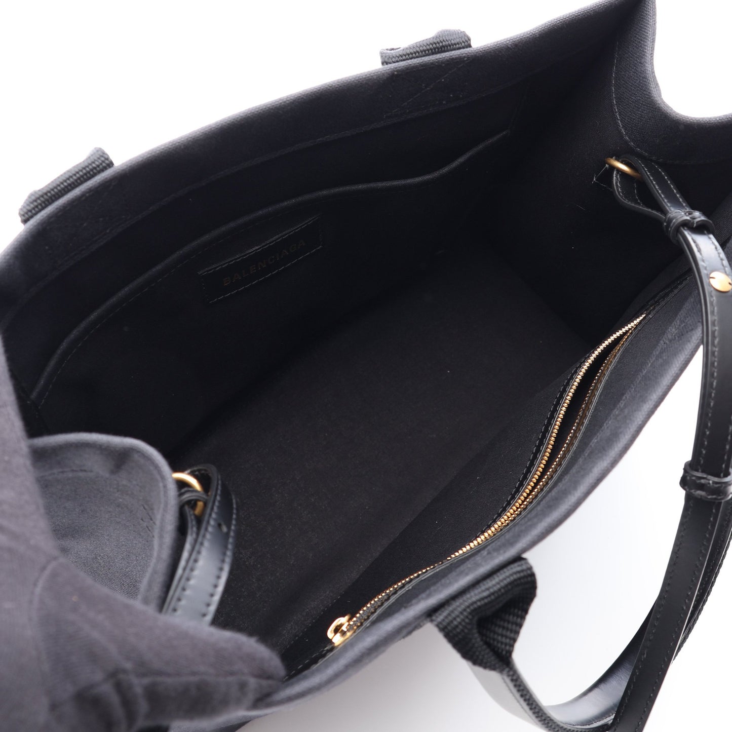 HARDWARE TOTE ハードウェア 2WAY ハンドバッグ トートバッグ キャンバス レザー ブラック ホワイト バレンシアガ バッグ BALENCIAGA