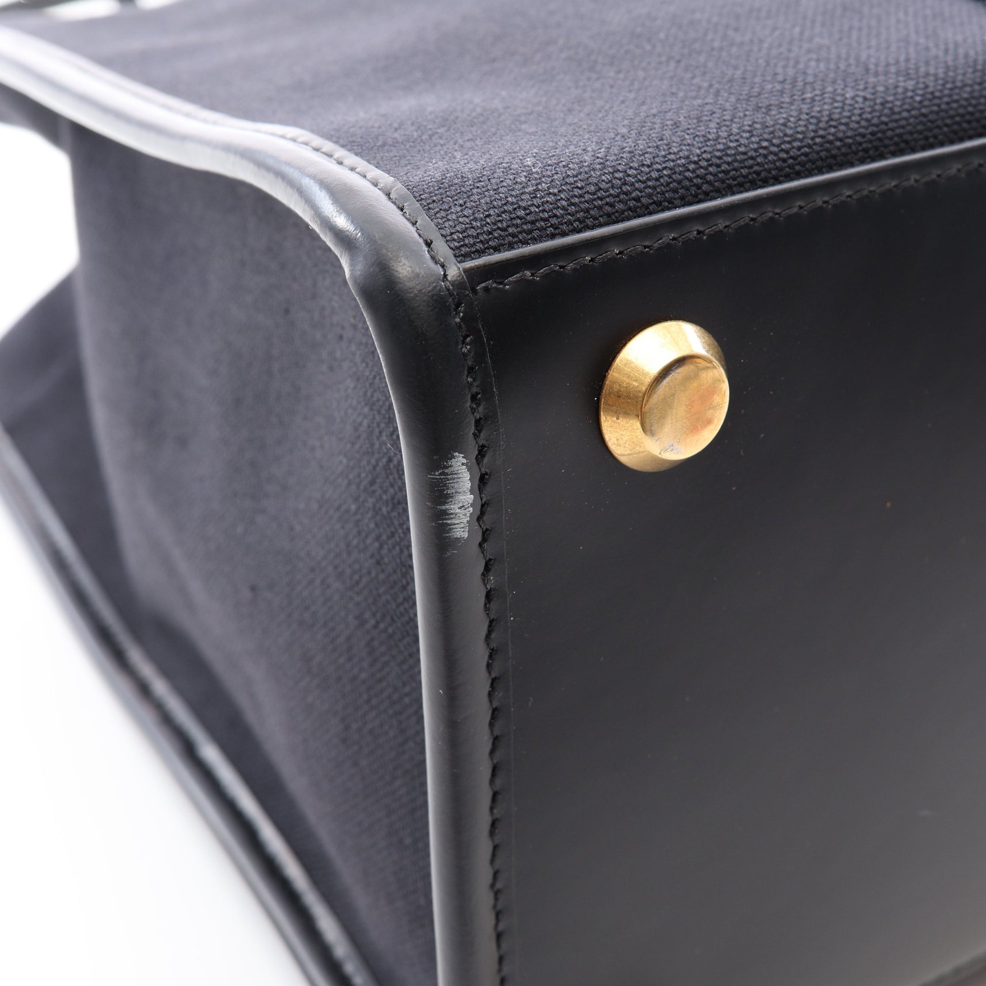 HARDWARE TOTE ハードウェア 2WAY ハンドバッグ トートバッグ キャンバス レザー ブラック ホワイト バレンシアガ バッグ BALENCIAGA