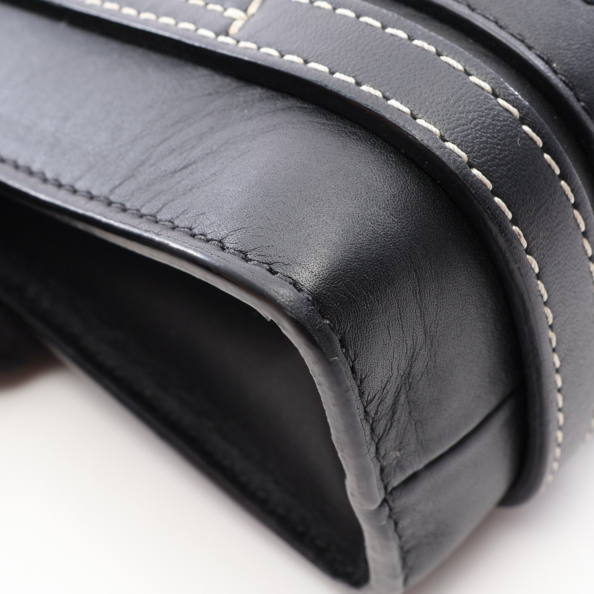 ウッディ ミニ 2WAY ハンドバッグ レザー ブラック クロエ バッグ Chloe