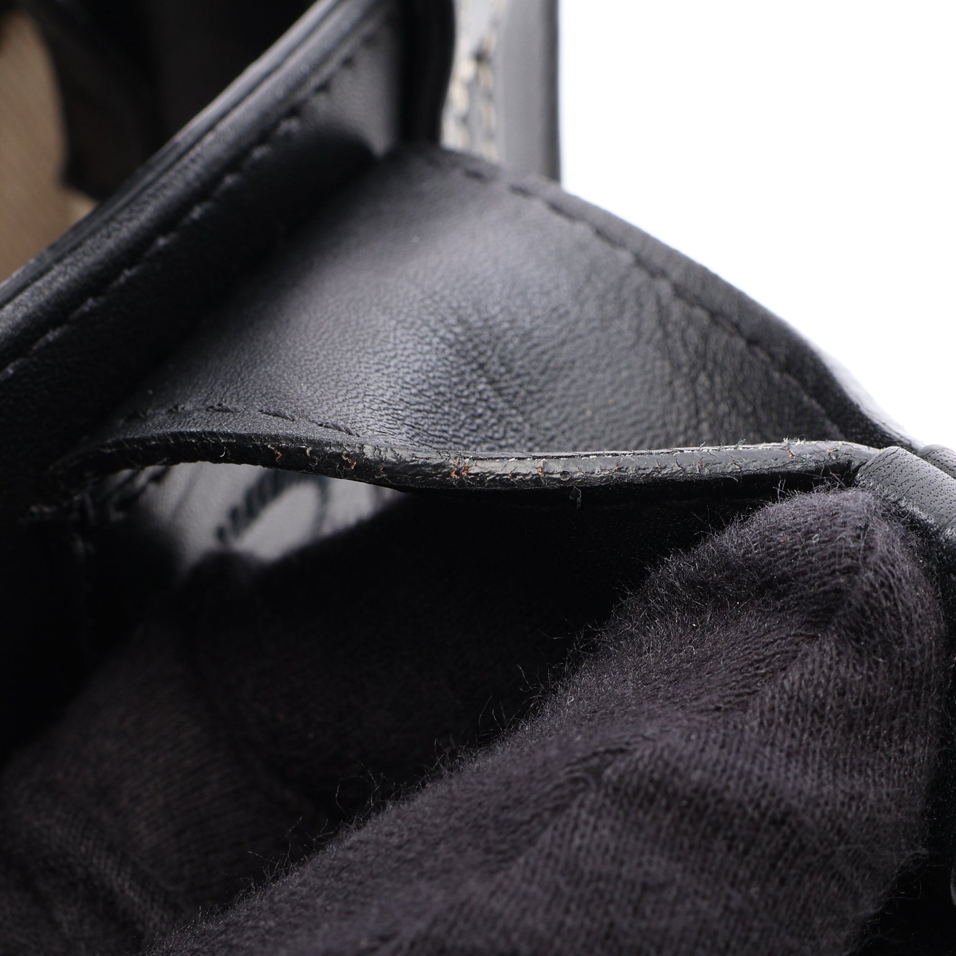 ウッディ ミニ 2WAY ハンドバッグ レザー ブラック クロエ バッグ Chloe