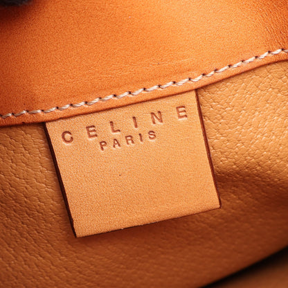 マカダム ワンショルダーバッグ ワンショルダーバッグ PVC レザー ブラウン ダークブラウン セリーヌ バッグ CELINE