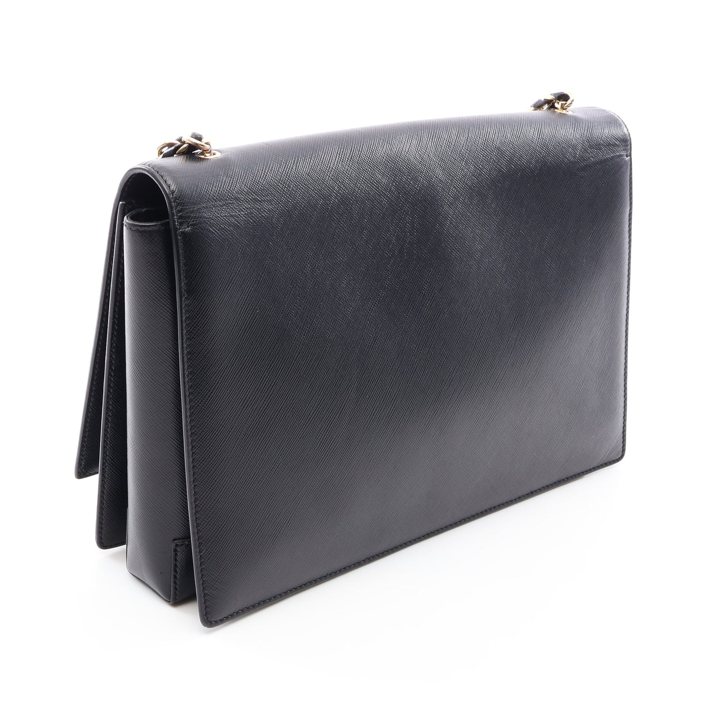 ヴァラ リボン チェーンショルダーバッグ レザー ブラック サルヴァトーレフェラガモ バッグ Salvatore Ferragamo