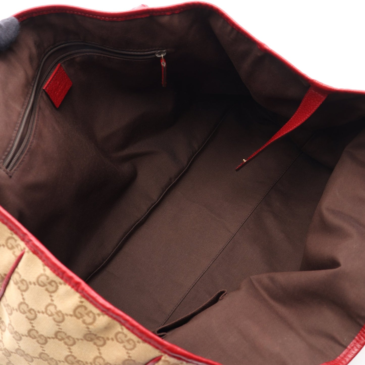 プリンシー シェリーライン GGキャンバス ショルダーバッグ トートバッグ キャンバス レザー ベージュ レッド グッチ バッグ GUCCI