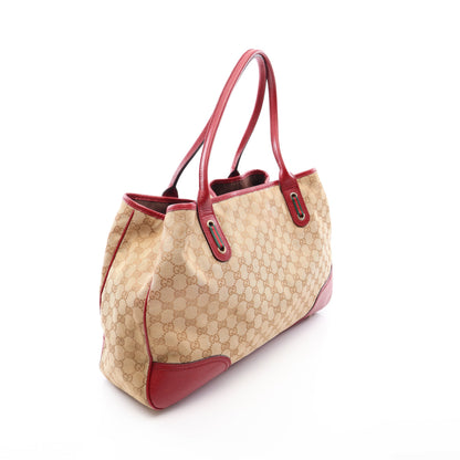 プリンシー シェリーライン GGキャンバス ショルダーバッグ トートバッグ キャンバス レザー ベージュ レッド グッチ バッグ GUCCI