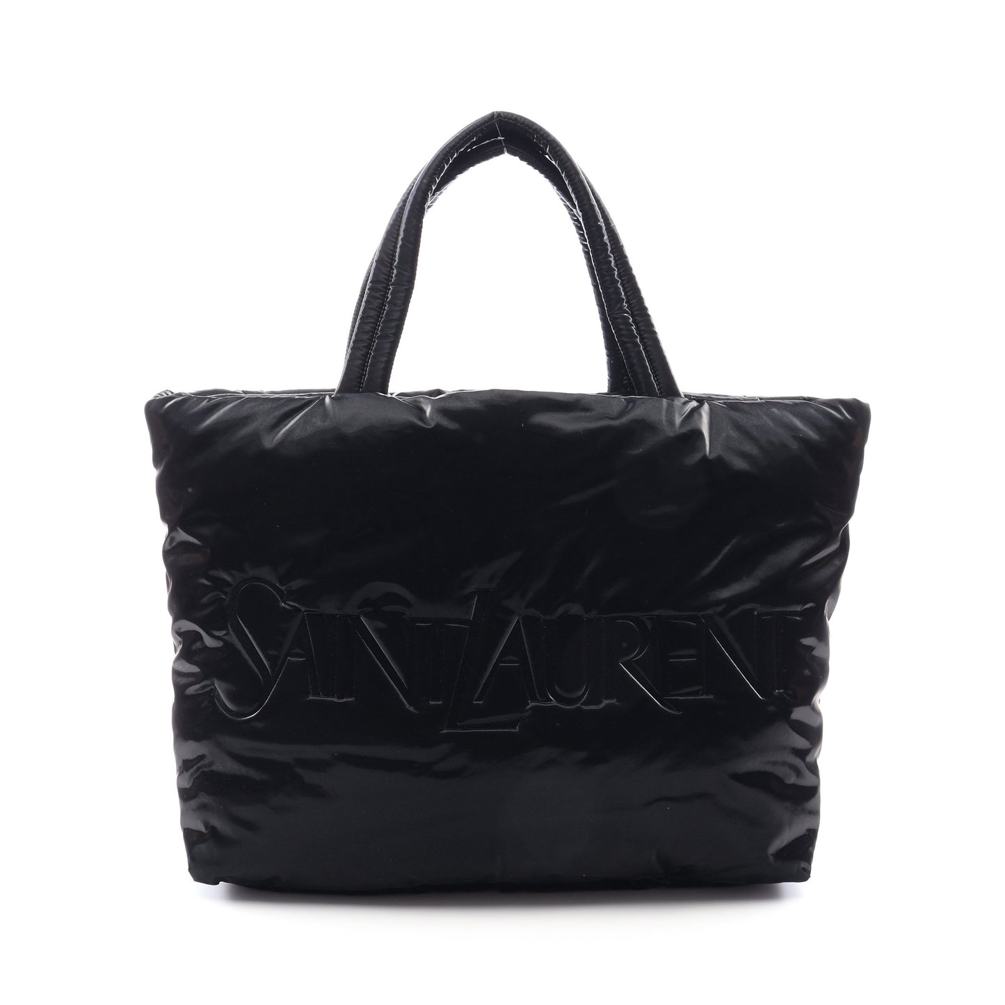 SAINT LAURENT トート ハンドバッグ トートバッグ ナイロン ブラック サンローランパリ