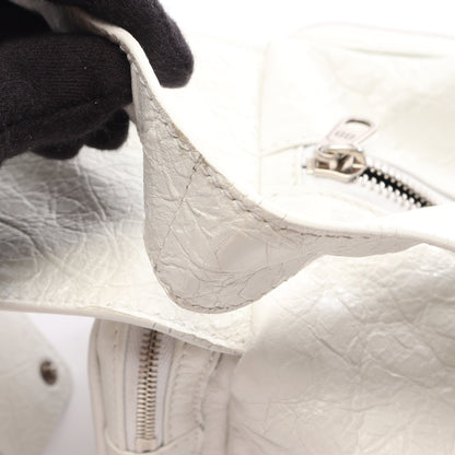 SUPERBUSY SLING BAG ス ーパービジー ショルダーバッグ レザー ホワイト バレンシアガ