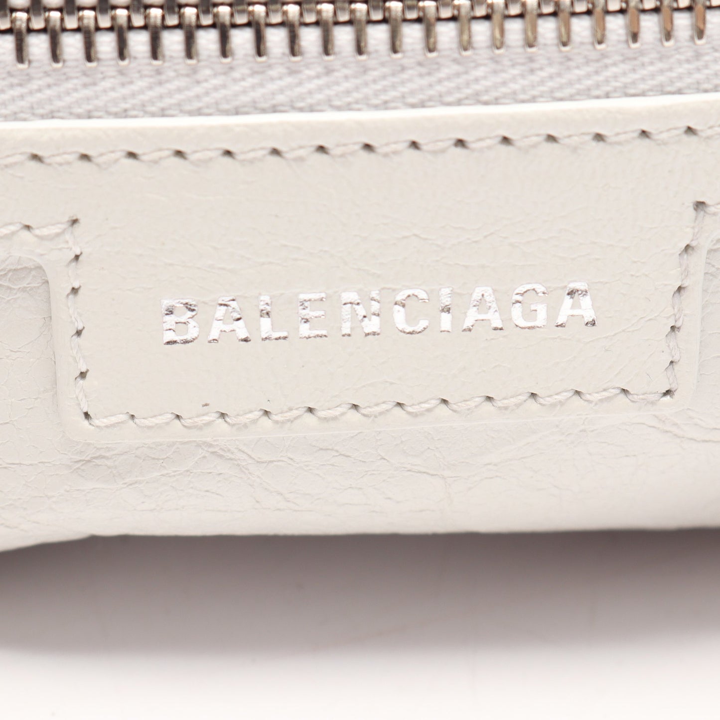 SUPERBUSY SLING BAG ス ーパービジー ショルダーバッグ レザー ホワイト バレンシアガ