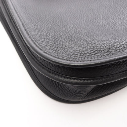 エヴリン 3 トロワ PM ショルダーバッグ トリヨンクレマンス ブラック シルバー金具 K刻印 エルメス