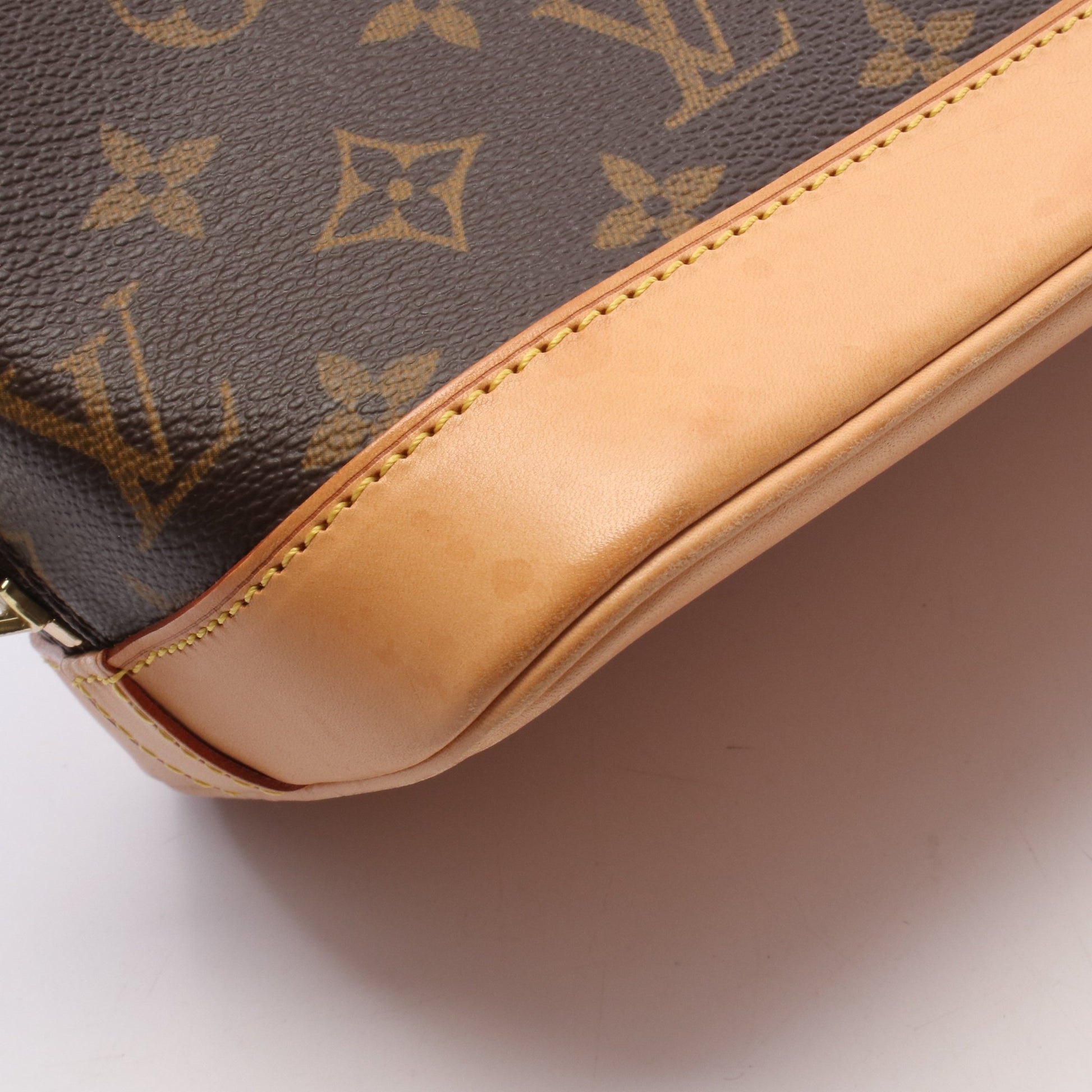 アルマPM モノグラム ハンドバッグ PVC レザー ブラウン ルイヴィトン バッグ LOUIS VUITTON