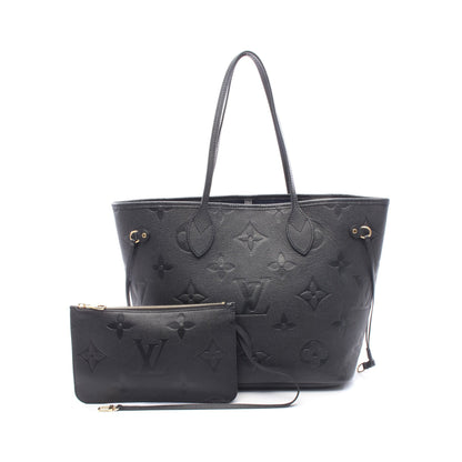ネヴァーフルMM モノグラムアンプラント ノワール ショルダーバッグ トートバッグ レザー ブラック ルイヴィトン バッグ LOUIS VUITTON