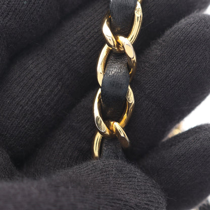 ミニマトラッセ20 チェーンショルダーバッグ ラムスキン ブラック ゴールド金具 シャネル