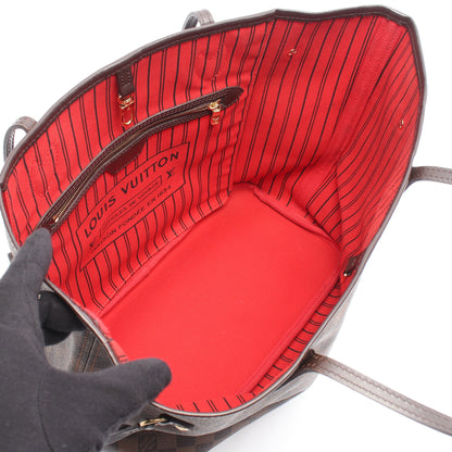 ネヴァーフルMM ダミエエベヌ スリーズ ショルダーバッグ トートバッグ PVC レザー ブラウン ルイヴィトン バッグ LOUIS VUITTON