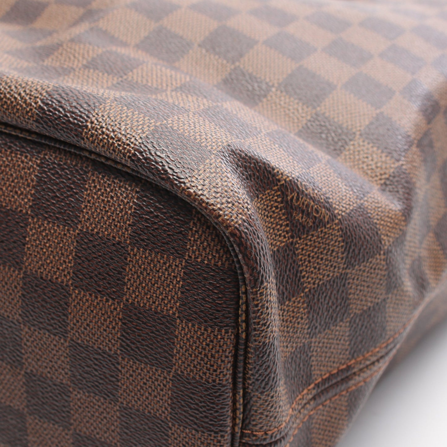 ネヴァーフルMM ダミエエベヌ スリーズ ショルダーバッグ トートバッグ PVC レザー ブラウン ルイヴィトン バッグ LOUIS VUITTON
