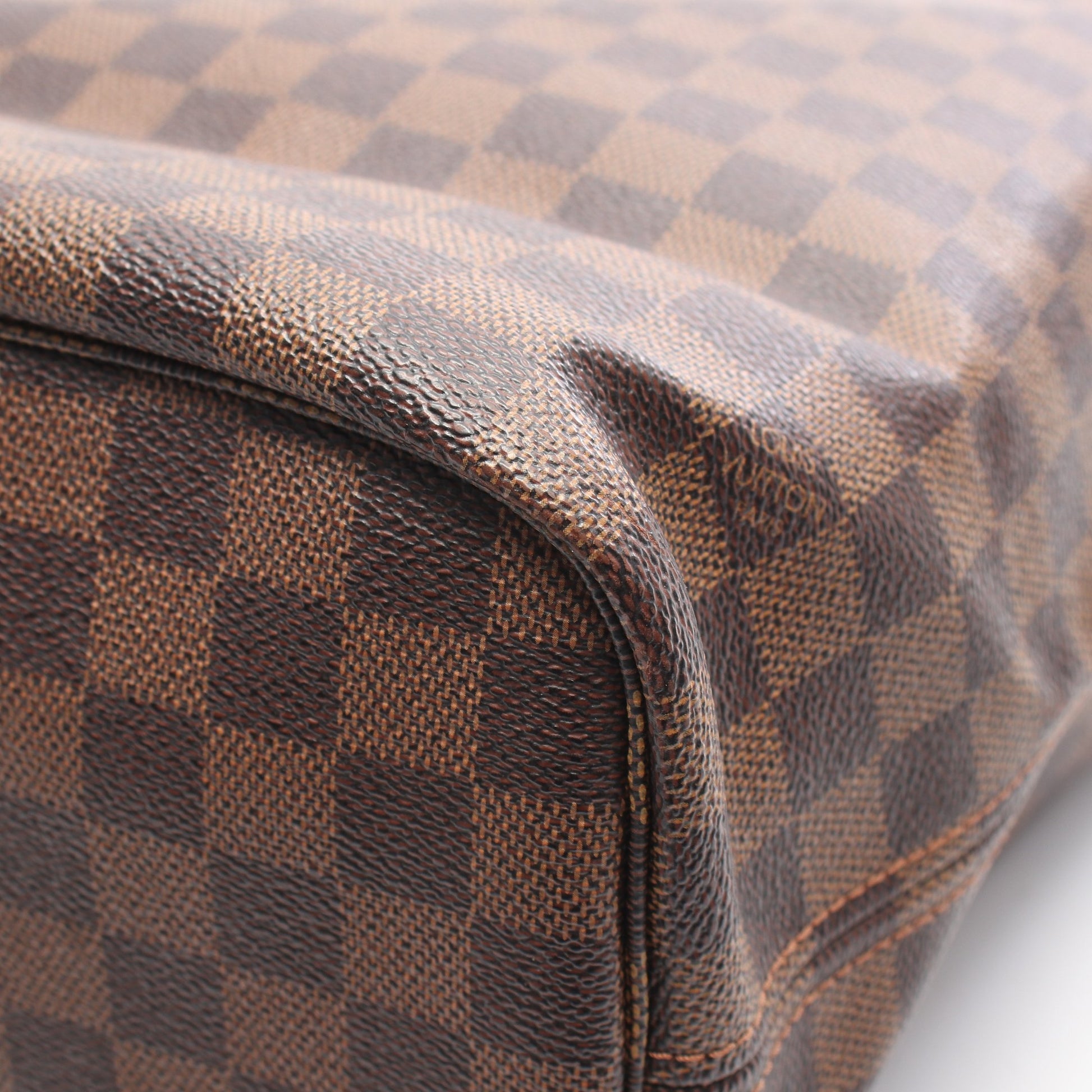 ネヴァーフルMM ダミエエベヌ スリーズ ショルダーバッグ トートバッグ PVC レザー ブラウン ルイヴィトン バッグ LOUIS VUITTON