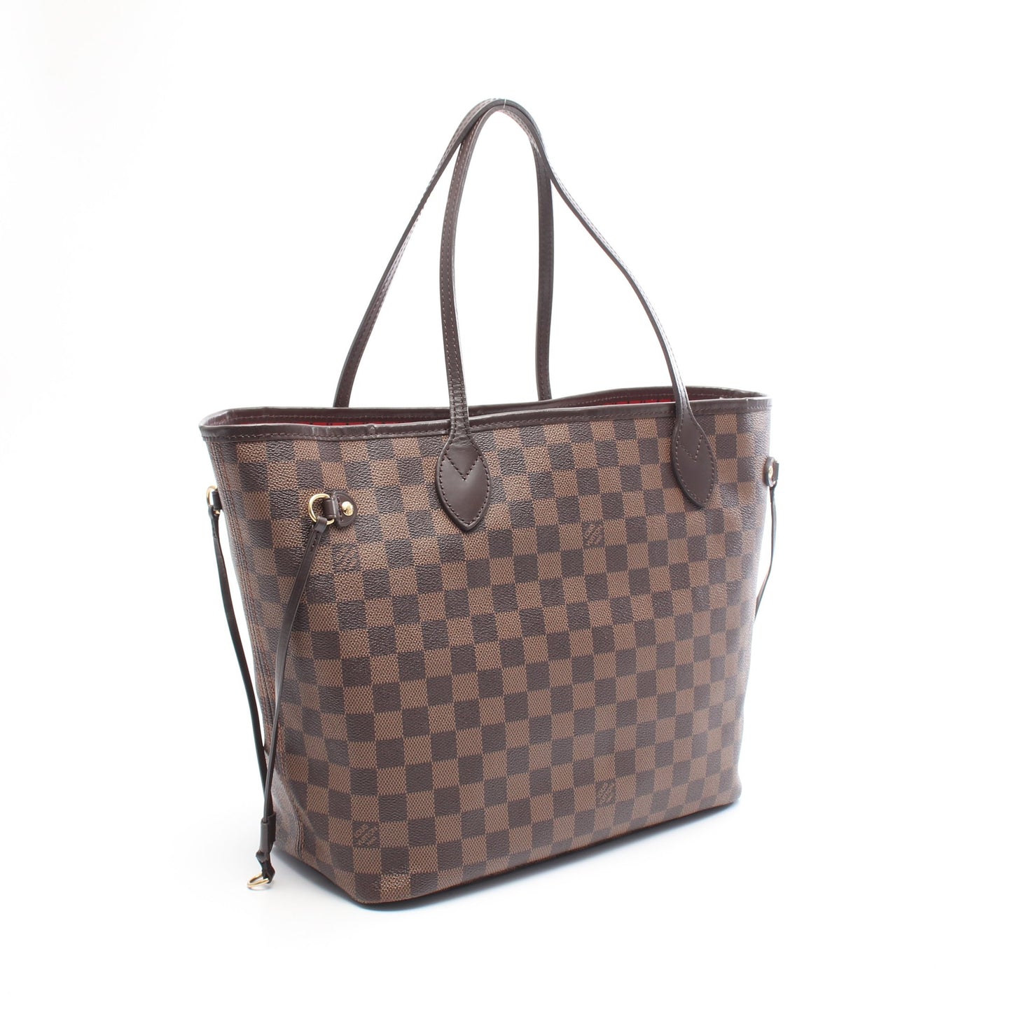 ネヴァーフルMM ダミエエベヌ スリーズ ショルダーバッグ トートバッグ PVC レザー ブラウン ルイヴィトン バッグ LOUIS VUITTON