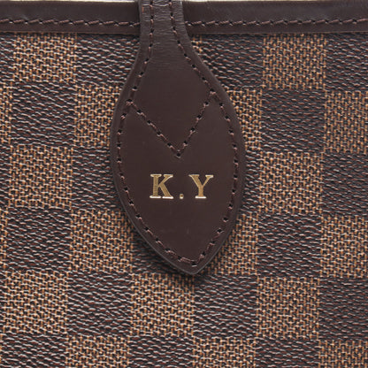ネヴァーフルMM ダミエエベヌ スリーズ ショルダーバッグ トートバッグ PVC レザー ブラウン ルイヴィトン バッグ LOUIS VUITTON