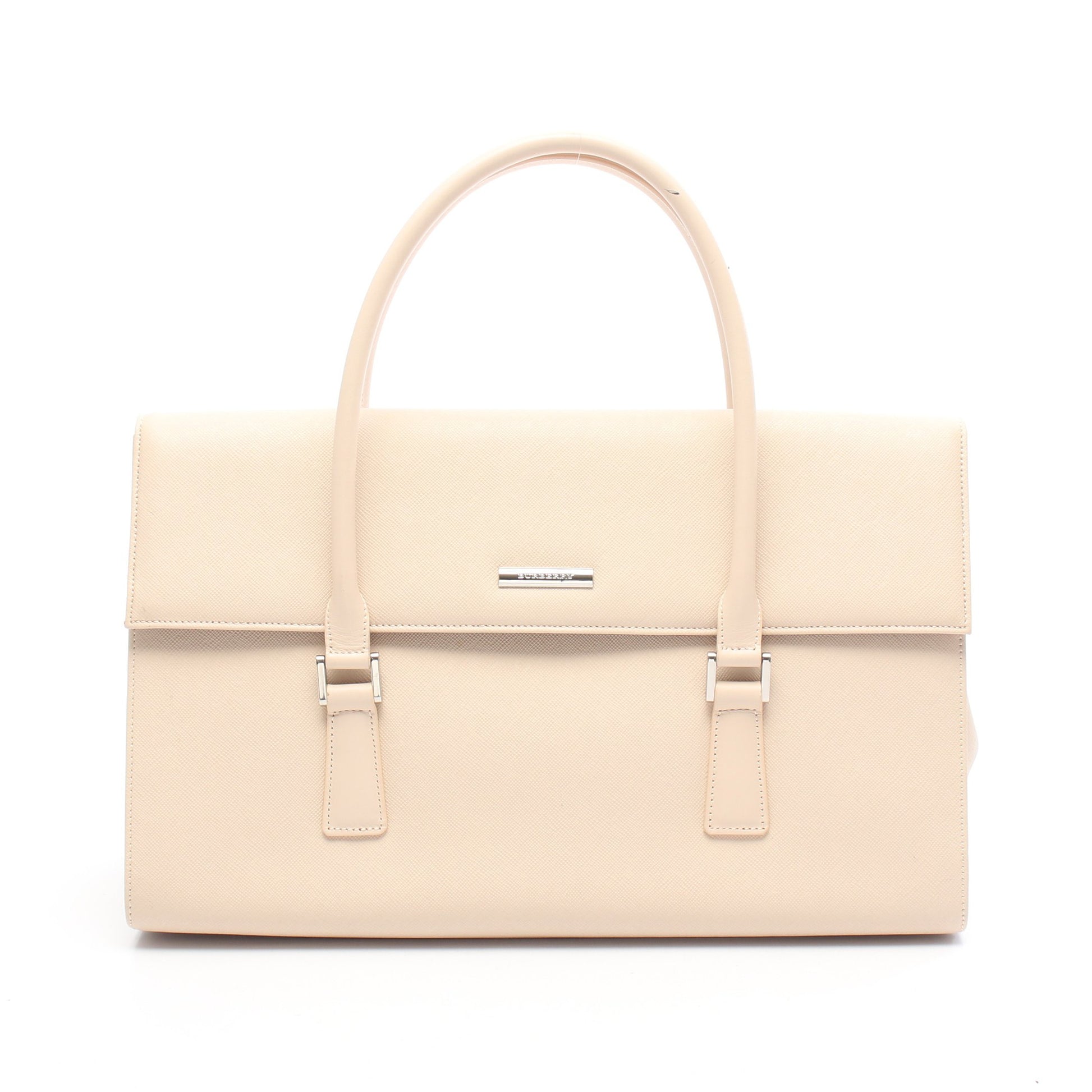 ハンドバッグ レザー ピンクベージュ バーバリー バッグ BURBERRY