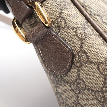 オフィディア GGスプリーム シェリーライン スモール ショルダーバッグ PVC レザー ベージュ マルチカラー グッチ バッグ GUCCI
