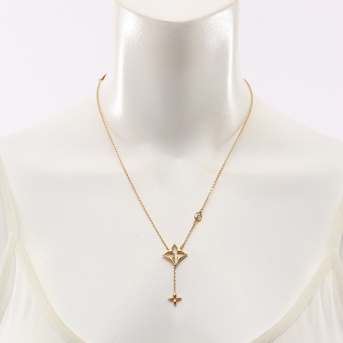 LV フラワーグラム ネックレス GP ゴールド ルイヴィトン アクセサリー LOUIS VUITTON