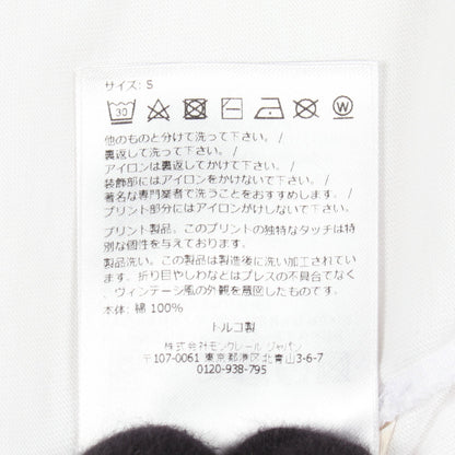 ロゴ クルーネック 半袖Tシャツ コットン ホワイト モンクレール