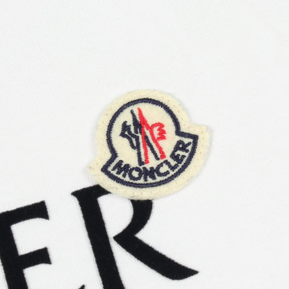ロゴ クルーネック 半袖Tシャツ コットン ホワイト モンクレール