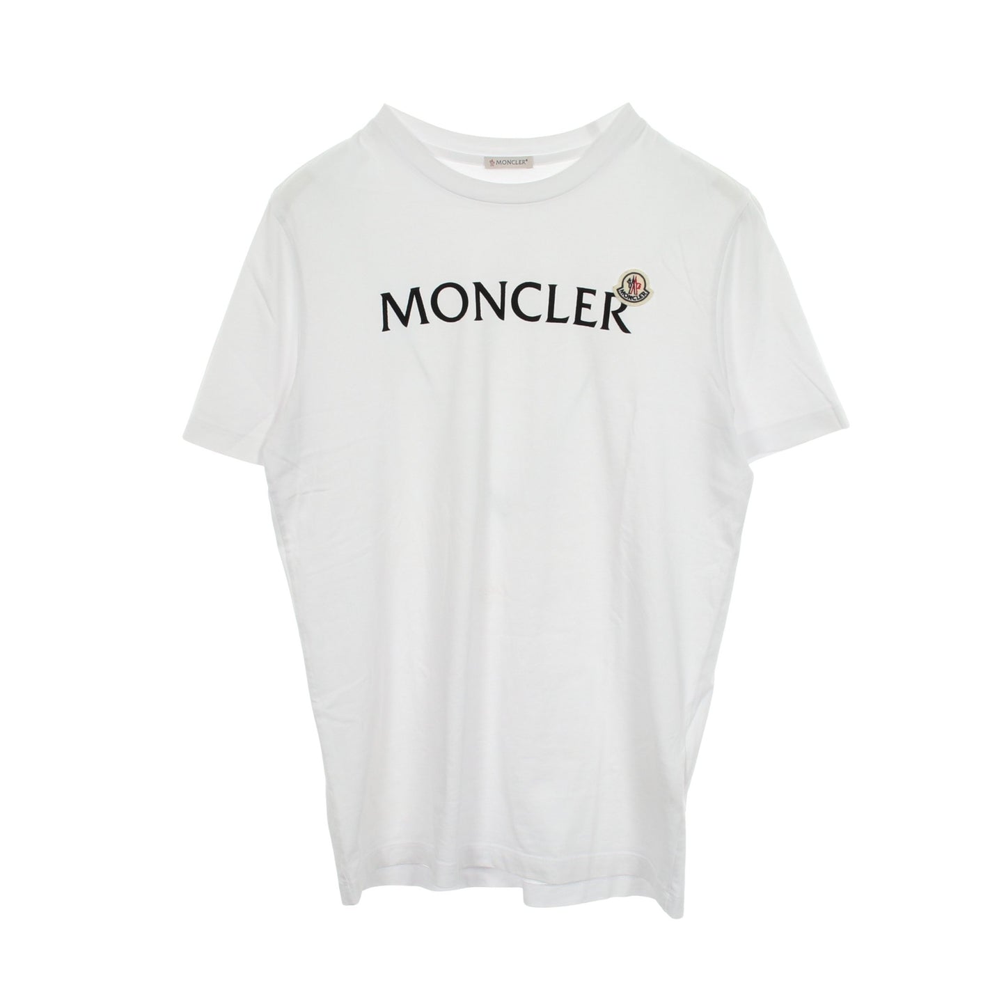 ロゴ クルーネック 半袖Tシャツ コットン ホワイト モンクレール