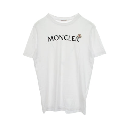 ロゴ クルーネック 半袖Tシャツ コットン ホワイト モンクレール