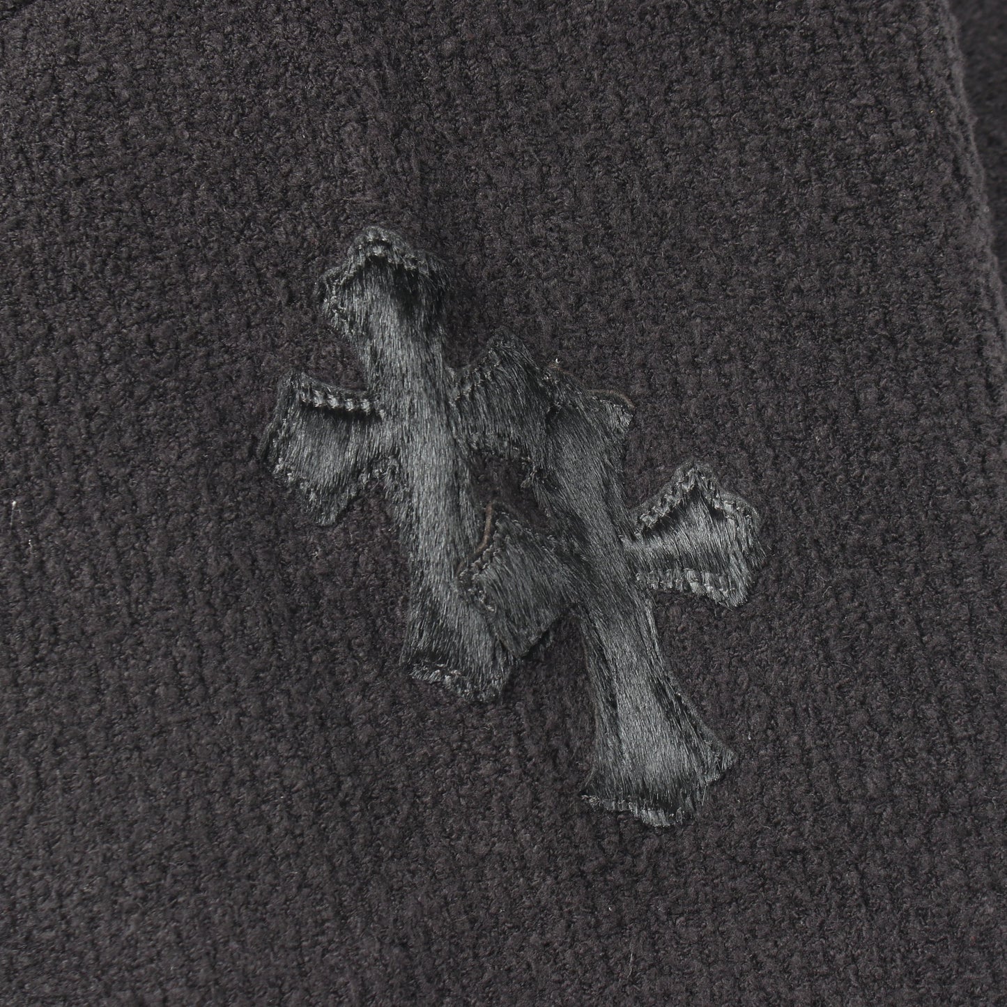 Y NOT プルオーバーパーカー コットン ブラック クロムハーツ トップス Chrome Hearts