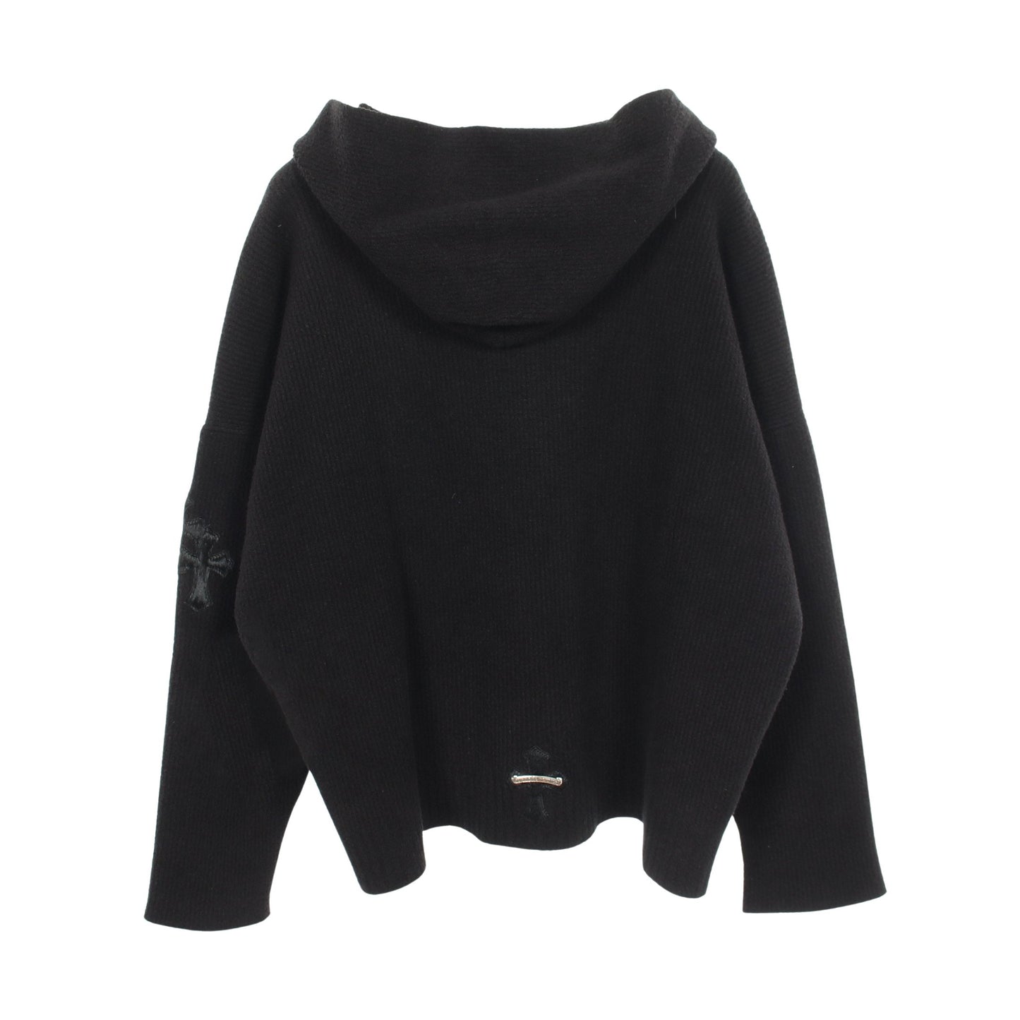 Y NOT プルオーバーパーカー コットン ブラック クロムハーツ トップス Chrome Hearts