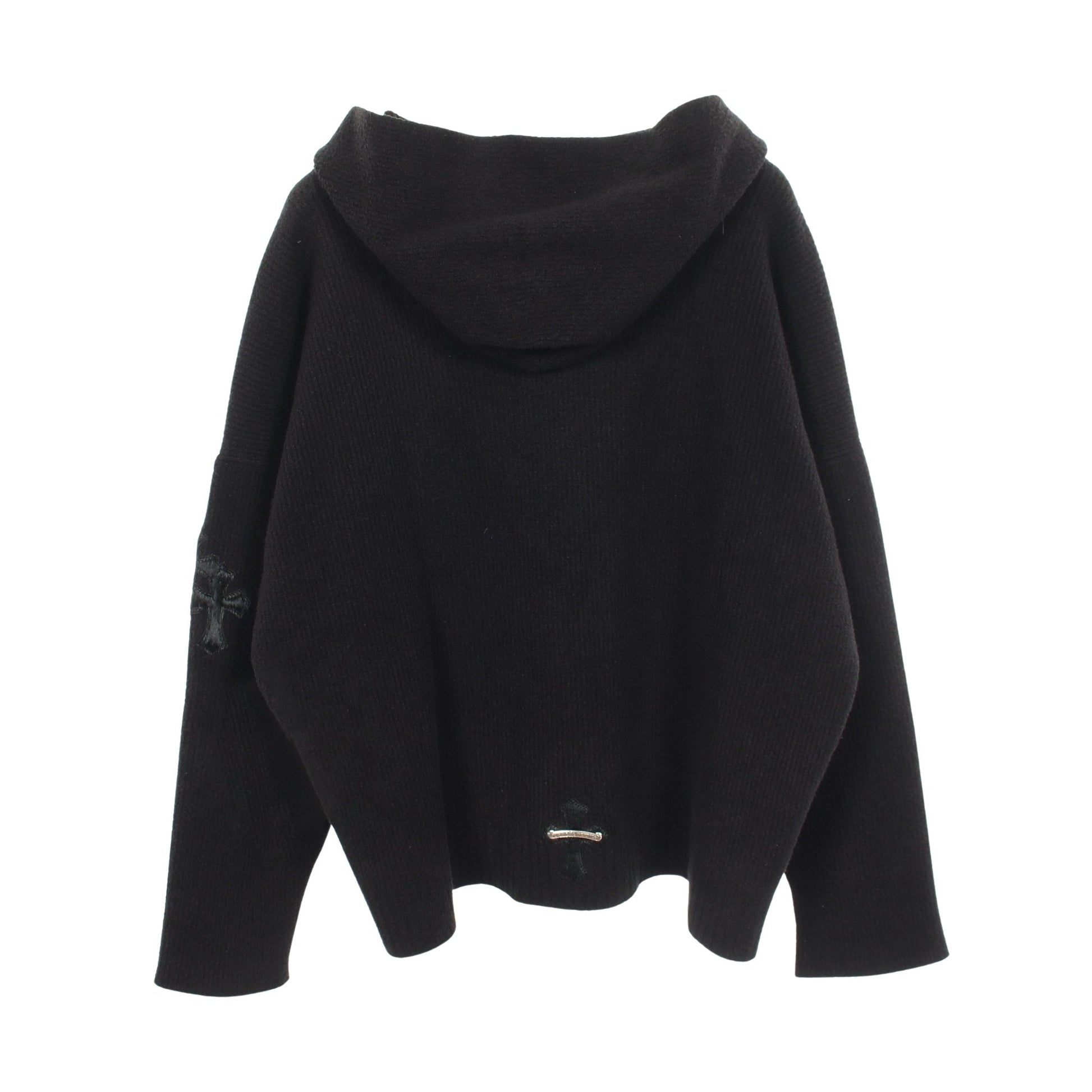 Y NOT プルオーバーパーカー コットン ブラック クロムハーツ トップス Chrome Hearts